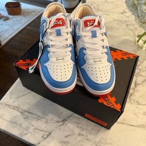 Brand X Men’s Blue and White Sneakers